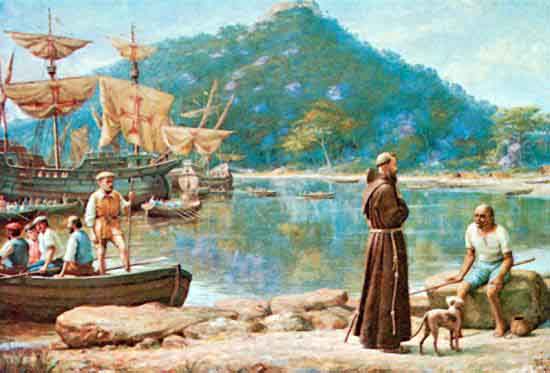 The Arrival of Friar Pedro Palacios